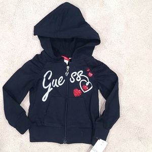 Guess Kids Heart Sweatshirt Size 4